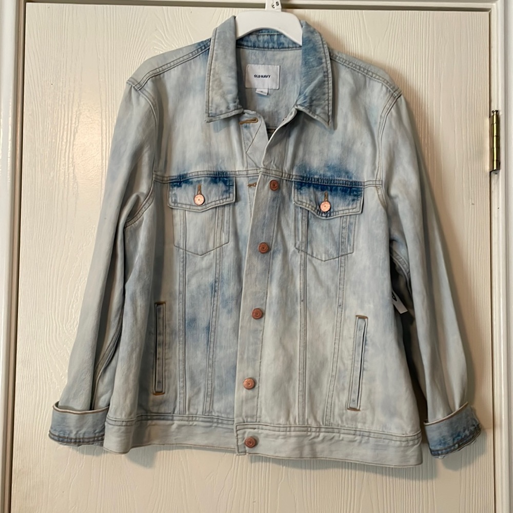 Light wash denim jacket
